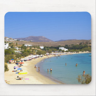 Griechenland, Insel Paros, Krios Beach aus der Höh Mousepad