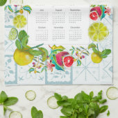 Griechenland Inspirierte 2026 Kalenderhandtuch Geschirrtuch (Gefaltet)