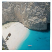 GRIECHENLAND, Ionische Inseln, ZAKYNTHOS, SCHIFFFA Fliese (Vorderseite)