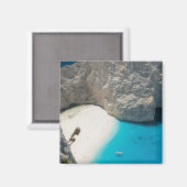 GRIECHENLAND, Ionische Inseln, ZAKYNTHOS, SCHIFFFA Magnet (Vorderseite/Rückseite)