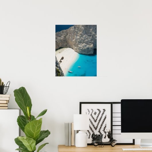 GRIECHENLAND, Ionische Inseln, ZAKYNTHOS, SCHIFFFA Poster (Heimbüro)