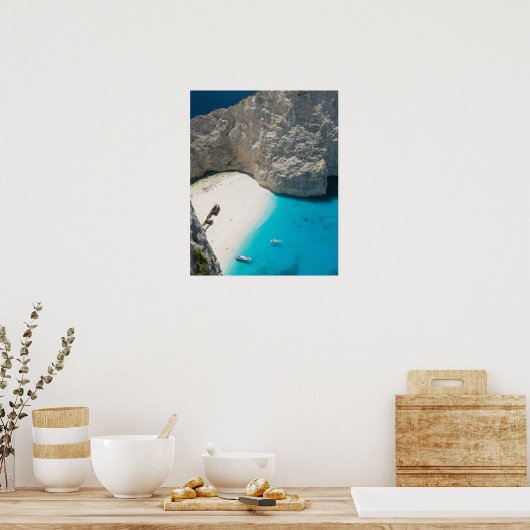 GRIECHENLAND, Ionische Inseln, ZAKYNTHOS, SCHIFFFA Poster (Küche)