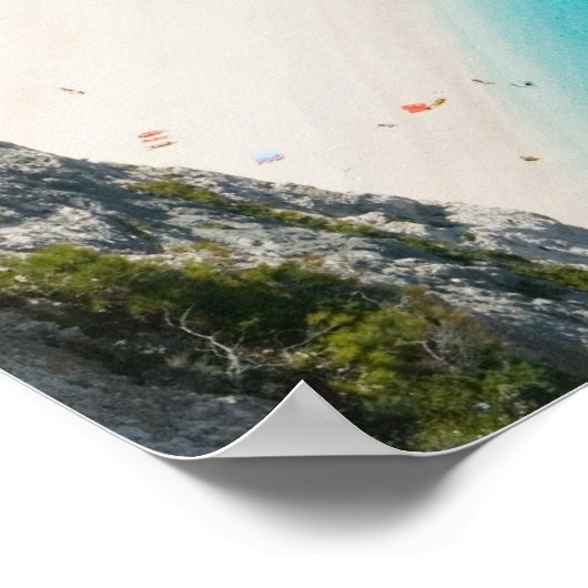 GRIECHENLAND, Ionische Inseln, ZAKYNTHOS, SCHIFFFA Poster (Ecke)