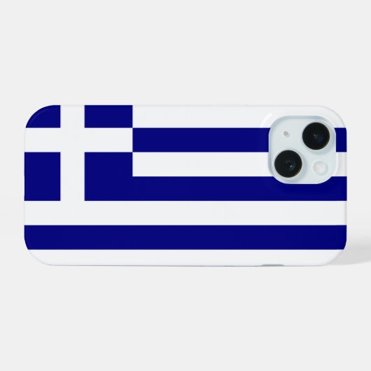 Griechenland iPhone 15 Hülle (Rückseite (Horizontal))