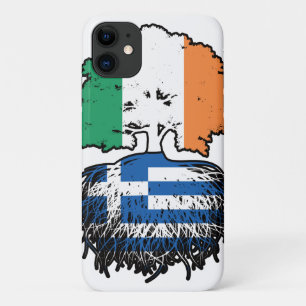 Griechenland - Irish Ireland Tree Roots Flag Case-Mate iPhone Hülle