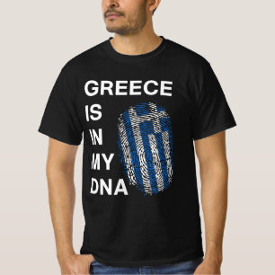Griechenland Ist In Meinem DNA Fingerabdruck Patri T-Shirt