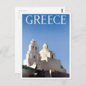 Griechenland Jahrgang Reise Postkarte (Vorne/Hinten)