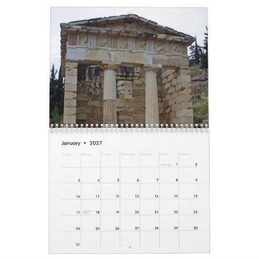 Griechenland Kalender 2026 (Jan 2027)