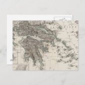 Griechenland Karte von Stieler (Vorne/Hinten)