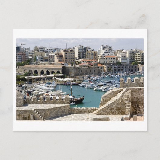 Griechenland Kreta Heraclion Postkarte (Vorderseite)