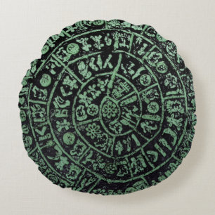 Griechenland Kreta Phaistos altertümlicher Festpla Rundes Kissen