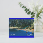 Griechenland, Kreta, Strand in Preveli, Mittelmeer Postkarte (Stehend Vorderseite)