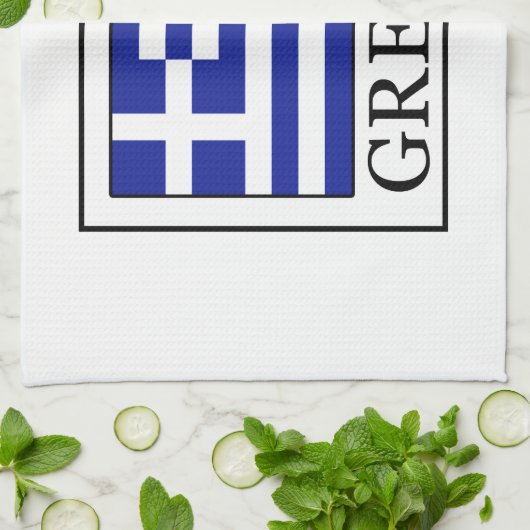 Griechenland Küchentuch (Gefaltet)