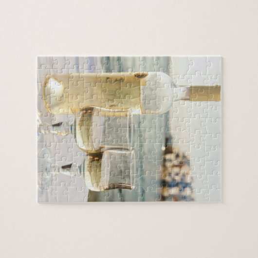 Griechenland, Kykladen-Inseln, Mykonos, Wein auf d Puzzle (Horizontal)