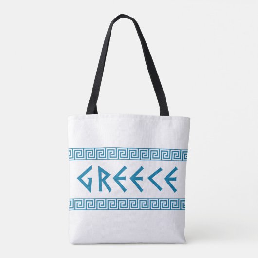 Griechenland-Landnationstextnamensymbol-Grieche Tasche (Rückseite)