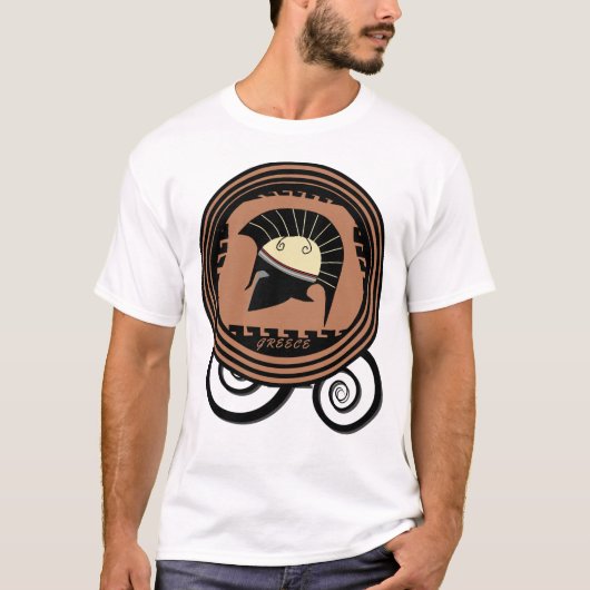 Griechenland Legendary Corinthian Helmet T-Shirt (Vorderseite)