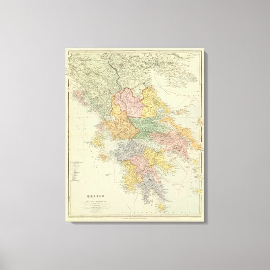 Griechenland Leinwanddruck (Vorderseite)