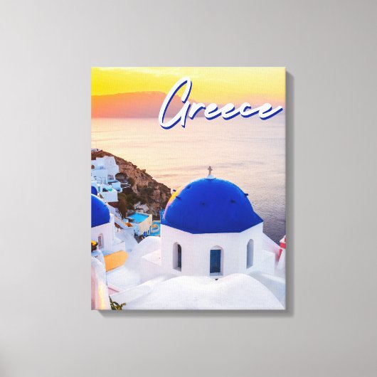 Griechenland Leinwanddruck (Vorderseite)