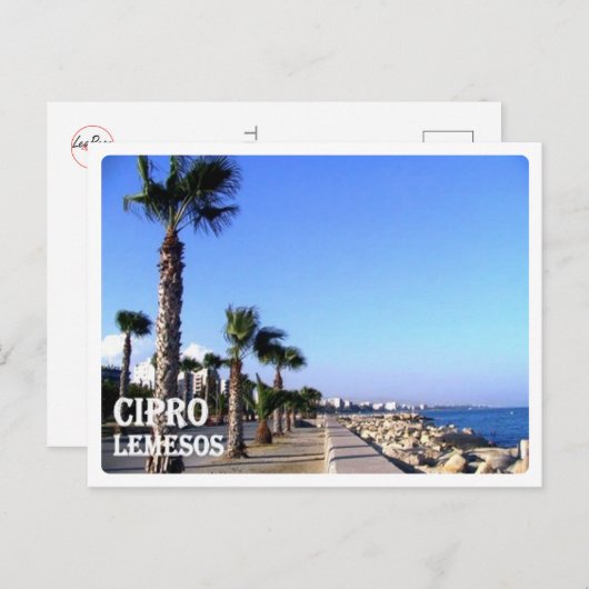 Griechenland - Limassol - Postkarte (Vorne/Hinten)