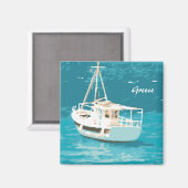 Griechenland Magnet (Vorderseite/Rückseite)