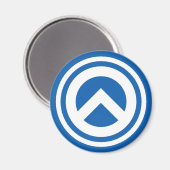 Griechenland Magnet - Lambda-Symbol (Vorderseite/Rückseite)