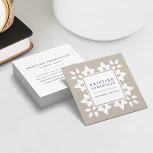 Griechenland marokkanischer geometrischer Platz Quadratische Visitenkarte