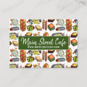 Griechenland Mediterrane Küche Grillrestaurant Visitenkarte (Vorderseite)