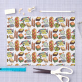 Griechenland mediterrane Lebensmittel Printmedien Seidenpapier (Handwerk)