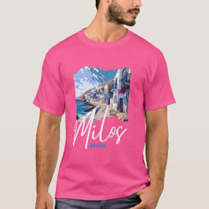 Griechenland Milos Painting Souvenir Griechenland T-Shirt