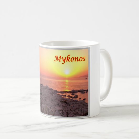 Griechenland - Mykonos - Kaffeetasse (VorderseiteRechts)