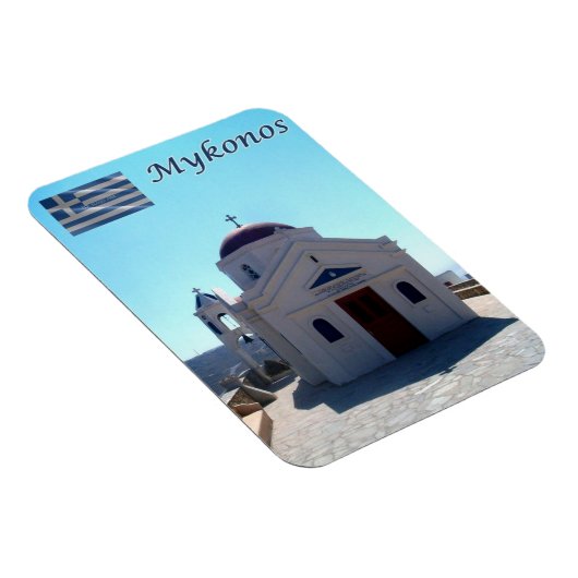 Griechenland - Mykonos - Kloster - Magnet (Rechte Seite)