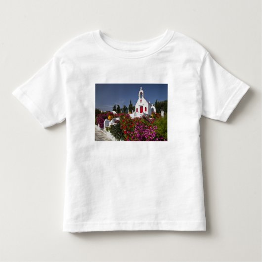 Griechenland, Mykonos, Niedliche kleine Kapelle Kleinkind T-shirt (Vorderseite)