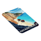 Griechenland Navagio Beach Travel Magnet (Rechte Seite)