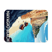 Griechenland Navagio Beach Travel Magnet (Horizontal)