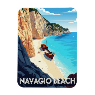 Griechenland Navagio Beach Travel Magnet