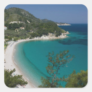 GRIECHENLAND, Nordöstliche Ägäische Inseln, SAMOS, Quadratischer Aufkleber