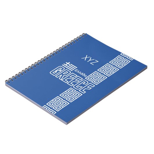 GRIECHENLAND-Notebook Notizblock (Linke Seite)