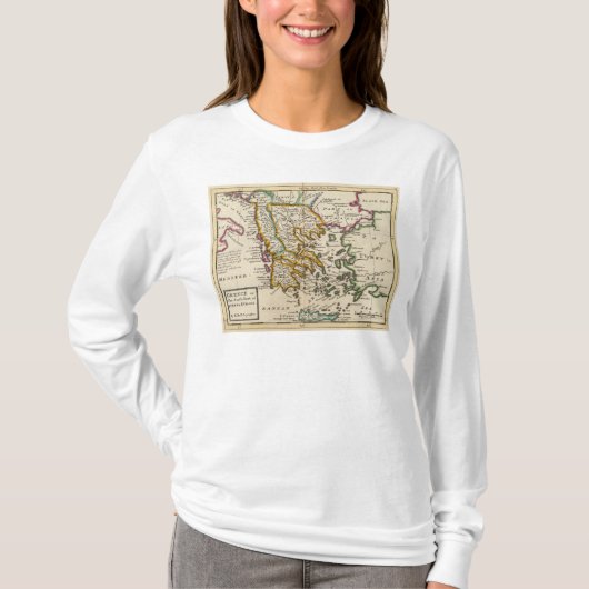 Griechenland oder das Südteil von der Türkei in T-Shirt (Vorderseite)