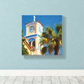 Griechenland - orthodoxe griechische Kirche mit Pa Leinwanddruck (Insitu (Holzboden))