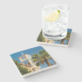 Griechenland - orthodoxe griechische Kirche mit Pa Steinuntersetzer (Seitenansicht)