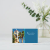 Griechenland - orthodoxe griechische Kirche mit Pa Visitenkarte (Stehend Vorderseite)