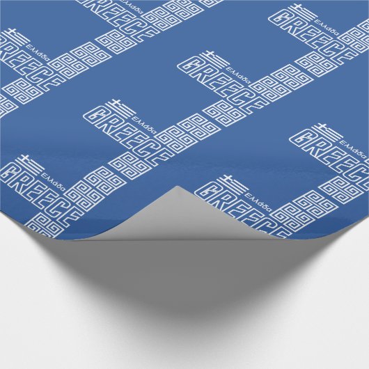 GRIECHENLAND-Packpapier Geschenkpapier (Ecke)