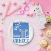 Griechenland Pappteller (Party)
