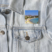 Griechenland, Paros Island, Krios Beach von oben Button (Beispiel)