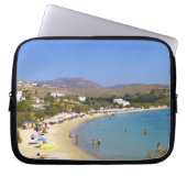 Griechenland, Paros Island, Krios Beach von oben Laptopschutzhülle (Vorderseite)