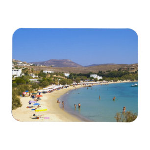 Griechenland, Paros Island, Krios Beach von oben Magnet
