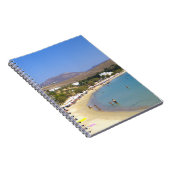 Griechenland, Paros Island, Krios Beach von oben Notizblock (Rechte Seite)