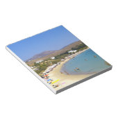 Griechenland, Paros Island, Krios Beach von oben Notizblock (angewinkelt)