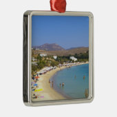 Griechenland, Paros Island, Krios Beach von oben Ornament Aus Metall (Rechts)