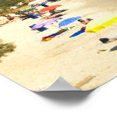 Griechenland, Paros Island, Krios Beach von oben Poster (Ecke)